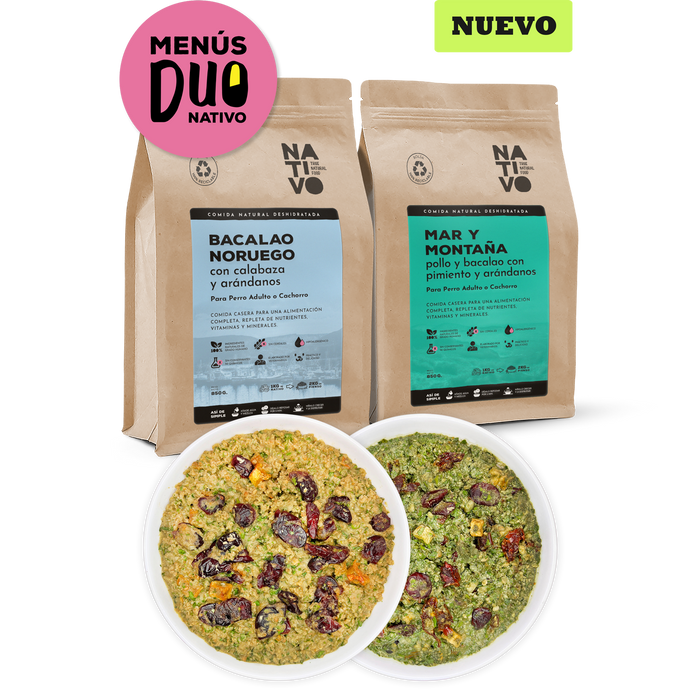Menú DUO Bacalao Noruego y Mar y Montaña